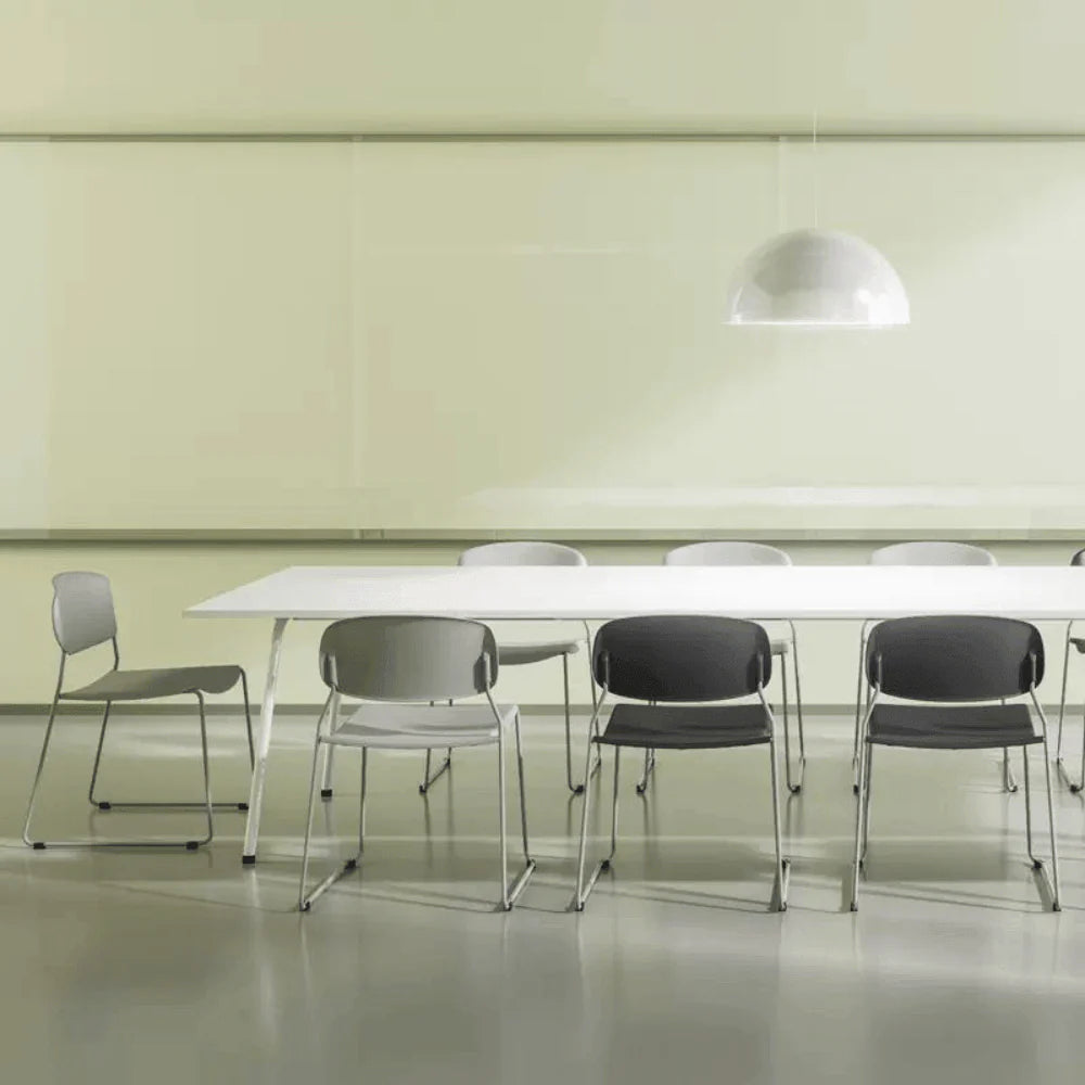 K501 Alba Stackable Plastic Training Chair | Conference Chair Connection System