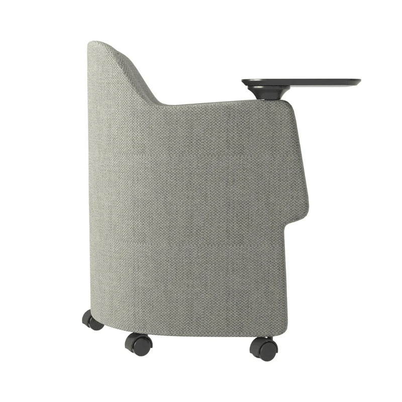 K507 Keno商務培訓椅｜布藝手寫板儲物會議椅｜高承重 Conference Chair with Writing Tablet