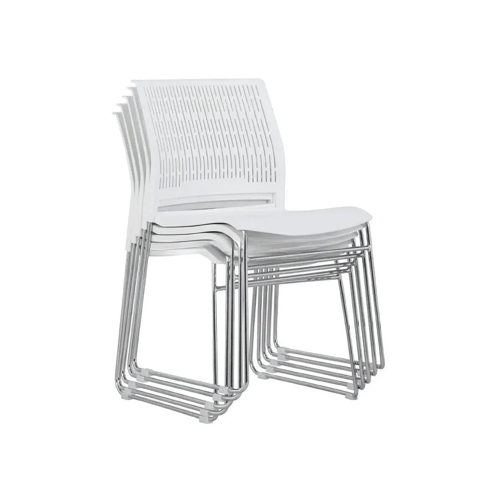 K508 Aria Stackable Arch-shaped Pedestal Plastic Training Chair Conference Chair