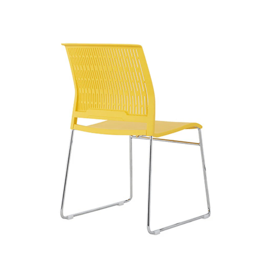 K508 Aria Stackable Arch-shaped Pedestal Plastic Training Chair Conference Chair