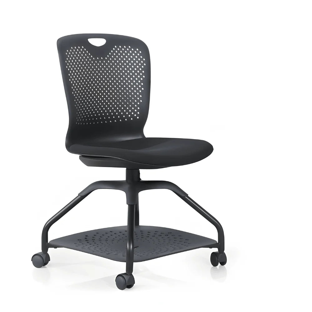 K509 Vivo pulley multi-function classroom chair with storage basket