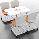 K510 Pivot multi-function conference chair with storage basket