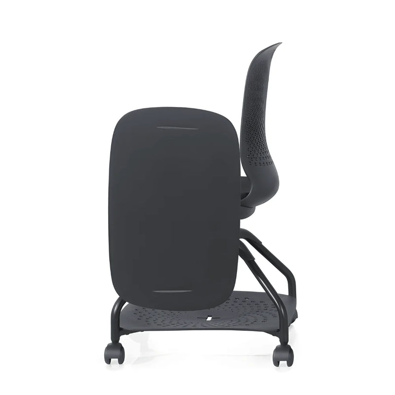 K510 Pivot multi-function conference chair with storage basket