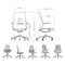 KH515-L Volta High Back Leather Executive Office Chair｜Executive Leather Chair