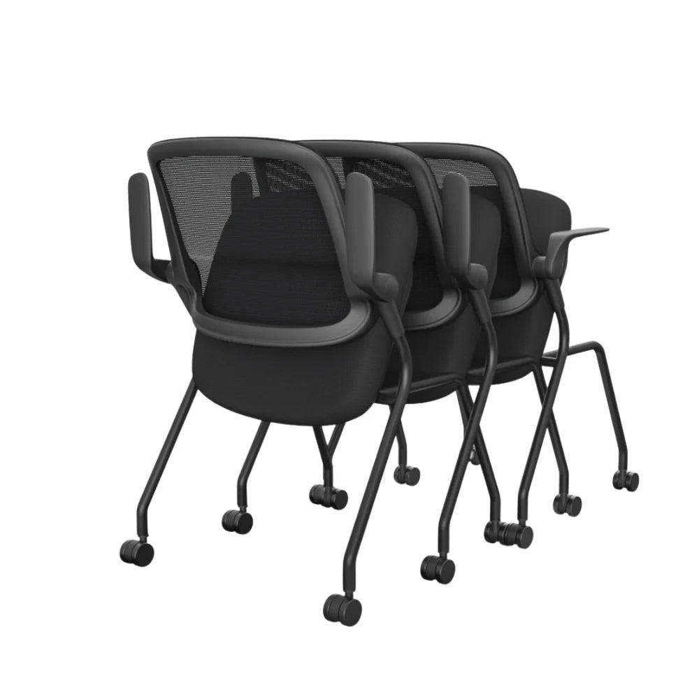 KEM041 Veloce 後翻扶手會議椅可疊放培訓椅