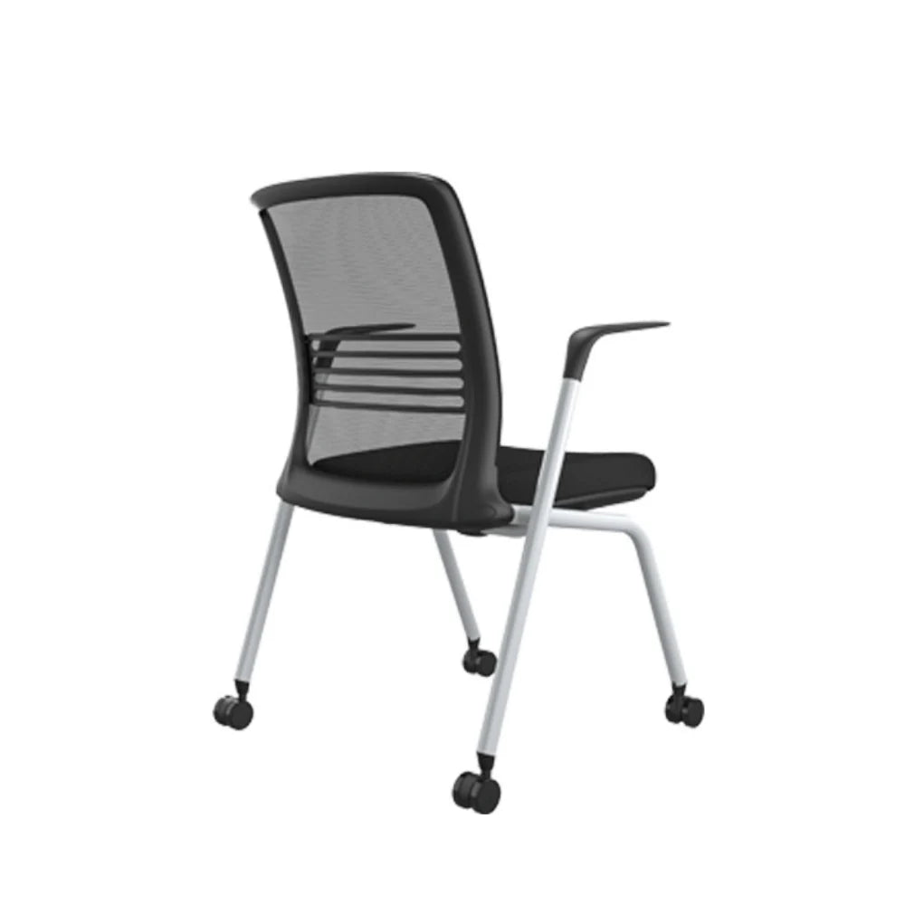 KEM042 Mero 可疊放培訓椅｜網布靠背會議椅連寫字板