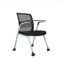 K519 Aero stackable training chair | mesh backrest conference chair with writing board