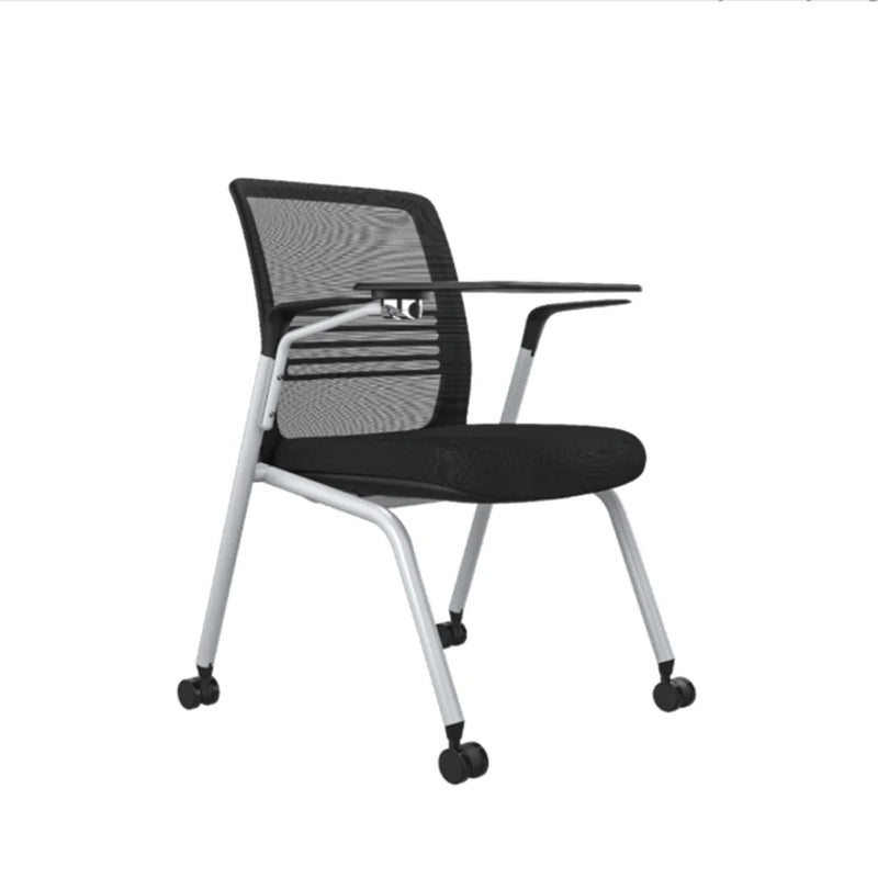 K519 Aero stackable training chair | mesh backrest conference chair with writing board