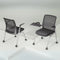 K519 Aero stackable training chair | mesh backrest conference chair with writing board