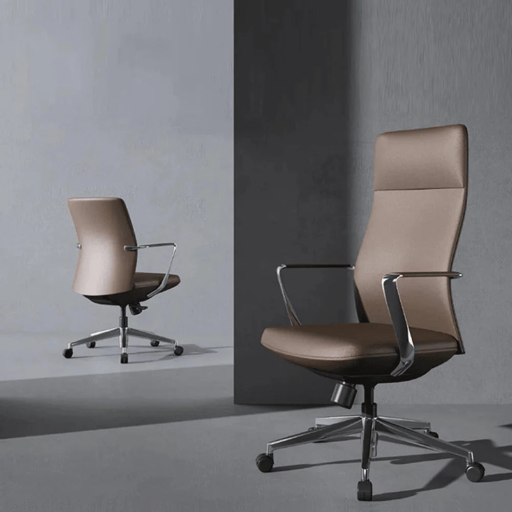 KH527-L Cupola Mid-Back Leather Executive Chair｜Ergonomic Executive Chair