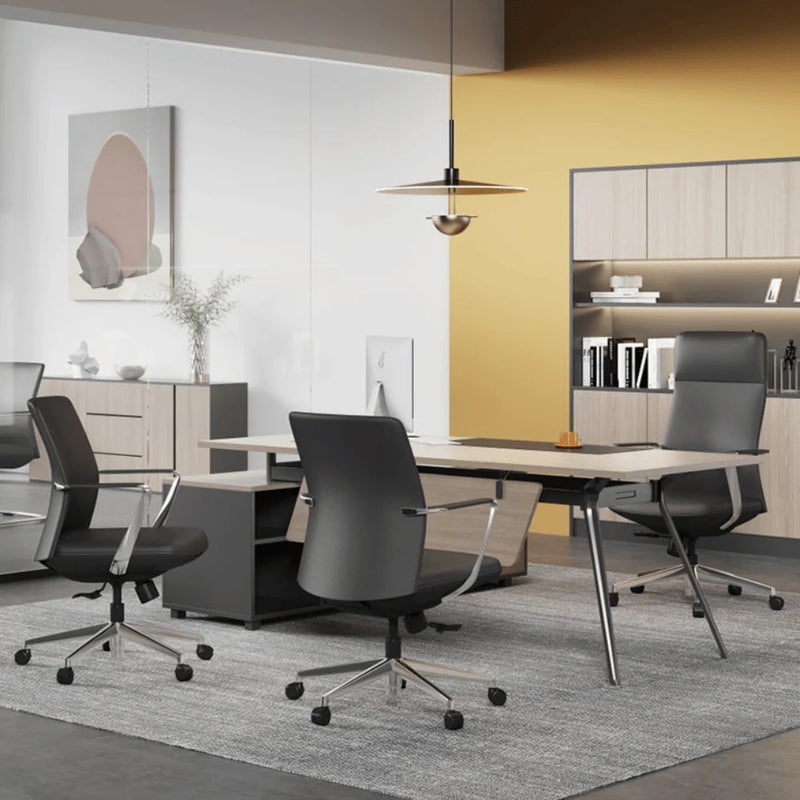 KH527-L Cupola Mid-Back Leather Executive Chair｜Ergonomic Executive Chair