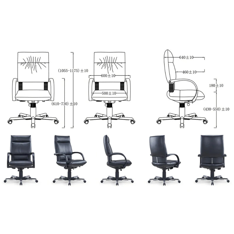 KH588A Vess High Back Leather Executive Office Chair｜Executive Leather Chair