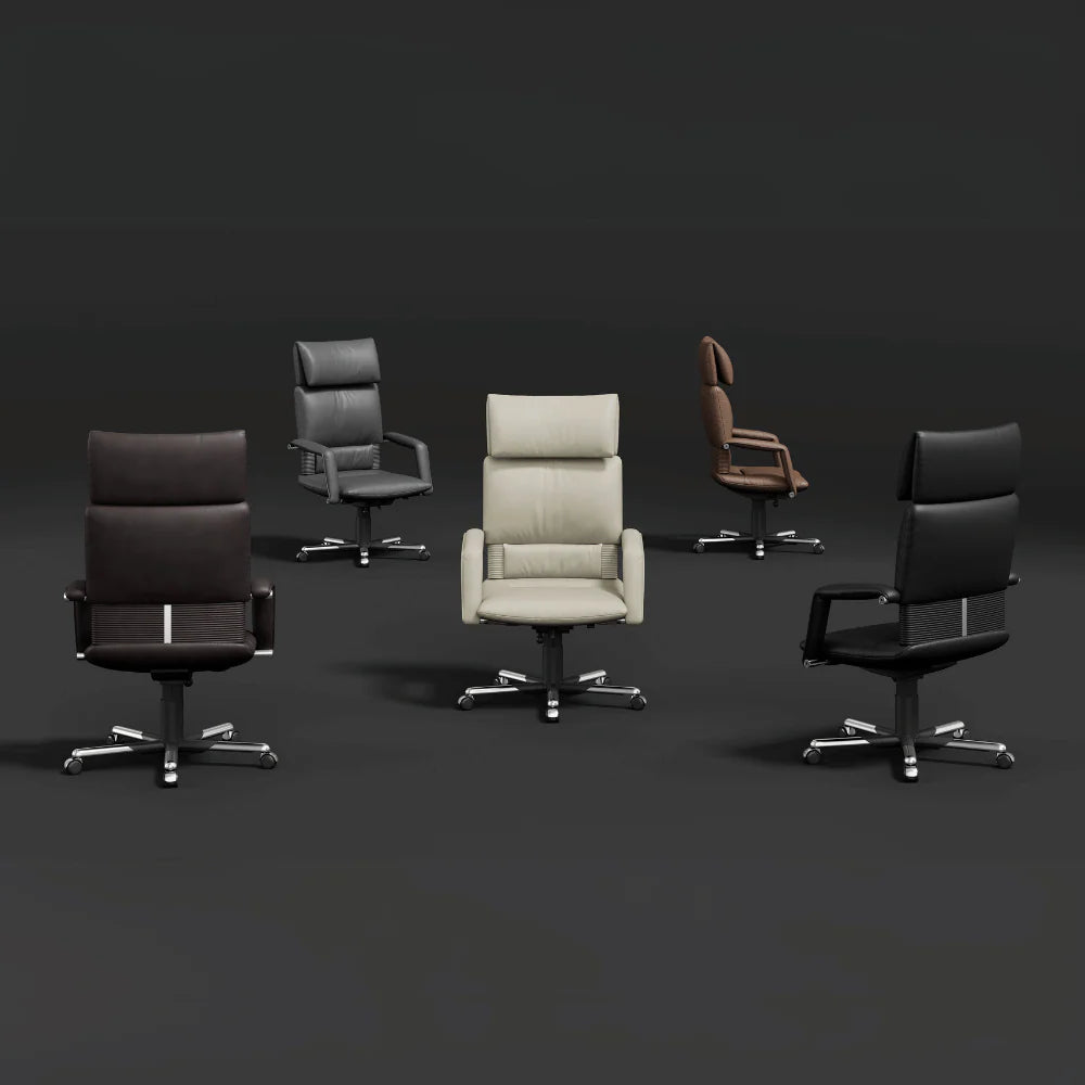 KH588B Vess High Back Italian Leather Executive Chair｜Italian Executive Chair