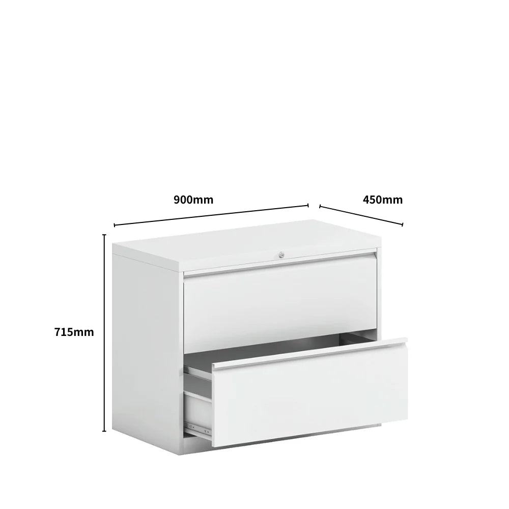 SST004 Lucido Office Steel Horizontal Drawer File Cabinet