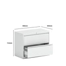 SST004 Lucido Office Steel Horizontal Drawer File Cabinet