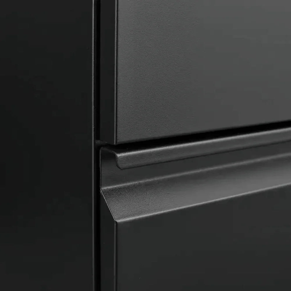 SST016 Solido Double Drawer Metal Stainless Steel Movable Drawer File Cabinet