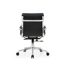 EC108-L EAMES Style Midback Conference Chair | Leather Bag Armrest