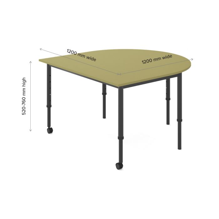 KS052 Colle Height Adjustable School Desk
