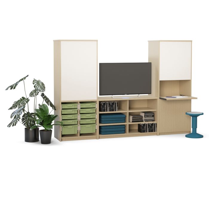 CS009 Scriv 收納木櫃｜Wooden School Storage Cabinet