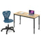 KS050 Studio Upright height adjustable student desk