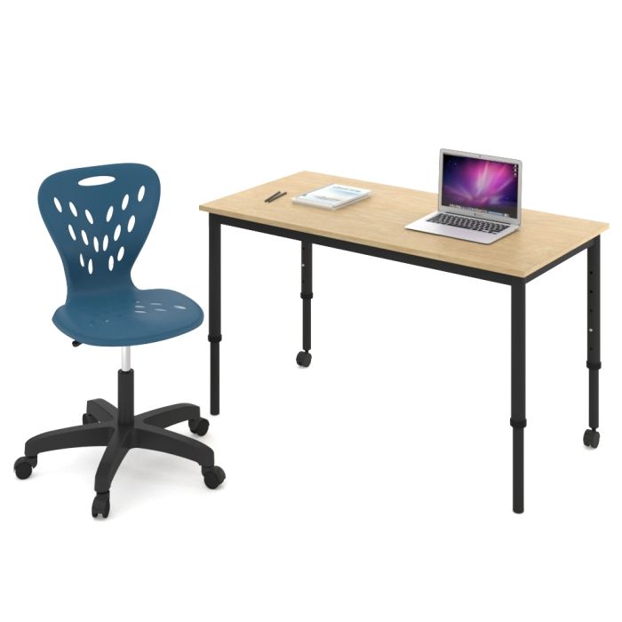 KS050 Studio Upright height adjustable student desk
