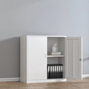 SST012 Minimal Office Metal Steel Double Door Cover File Cabinet