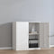 SST012 Minimal Office Metal Steel Double Door Cover File Cabinet