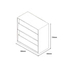 SST014 Urbano Office Thin-edged Steel Magazine Cabinet