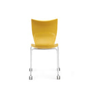 KQT-201C Tower Four-legged Plastic Chair with Pulleys