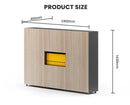 WC 6 Tuscan Wooden Office Storage Cabinet