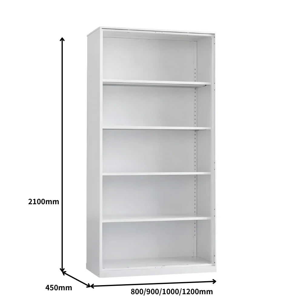 SST013 Essen Office Metal Stainless Steel Open File Cabinet