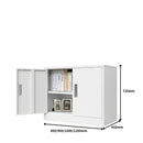 SST012 Minimal Office Metal Steel Double Door Cover File Cabinet