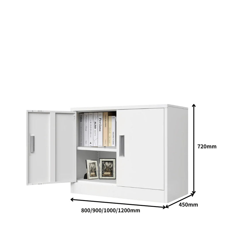 SST012 Minimal Office Metal Steel Double Door Cover File Cabinet