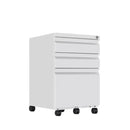 SST015 Statico three-layer drawer metal stainless steel movable drawer file cabinet