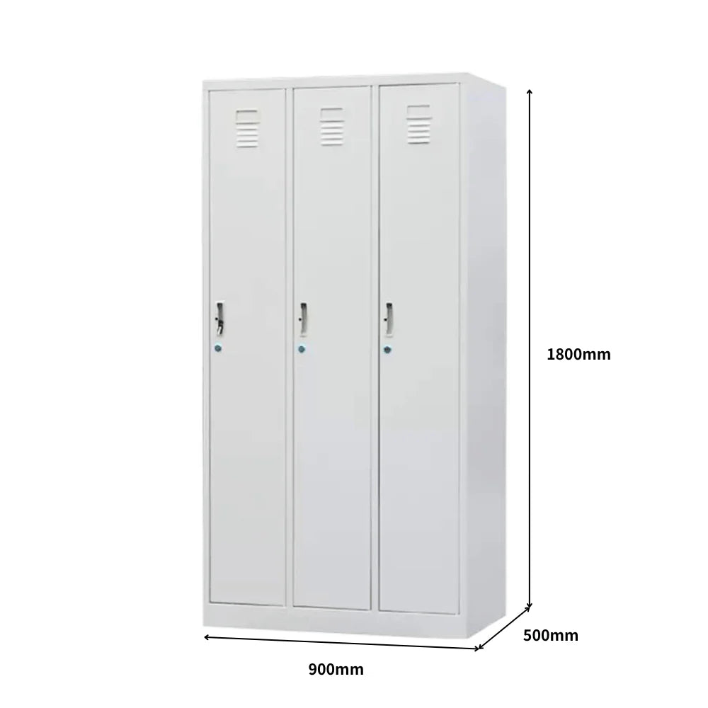 SST008 Preci Office Metal Stainless Steel Locker and Wardrobe