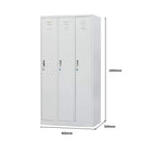 SST008 Preci Office Metal Steel Storage Locker Wardrobe Cabinet
