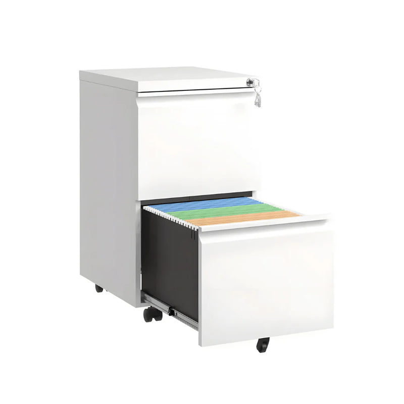 SST016 Solido Double-layer drawer Metal stainless steel movable drawer file cabinet