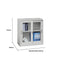 SST009 Line Office Metal Steel Double Glass Sliding Door File Cabinet