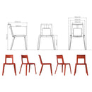 KH-572- Plastic training chair