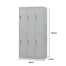 SST008 Preci Office Metal Steel Storage Locker Wardrobe Cabinet