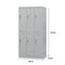 SST008 Preci Office Metal Steel Storage Locker Wardrobe Cabinet