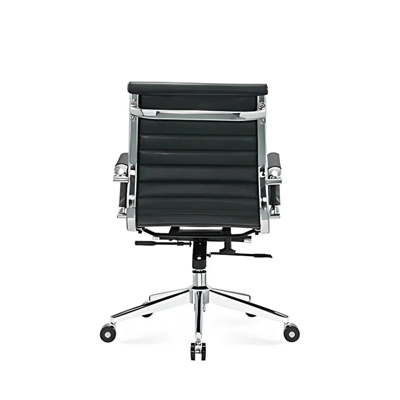 EC105C EAMES Styles Medium back genuine leather reception chair