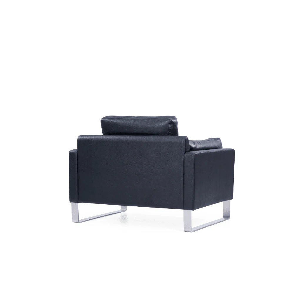 ST046 Moda 單座豪華皮革辦公室梳化