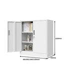 SST012 Minimal Office Metal Steel Double Door Cover File Cabinet