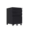 SST015 Statico three-layer drawer metal stainless steel movable drawer file cabinet