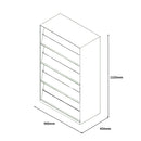 SST014 Urbano Office Thin-edged Steel Magazine Cabinet