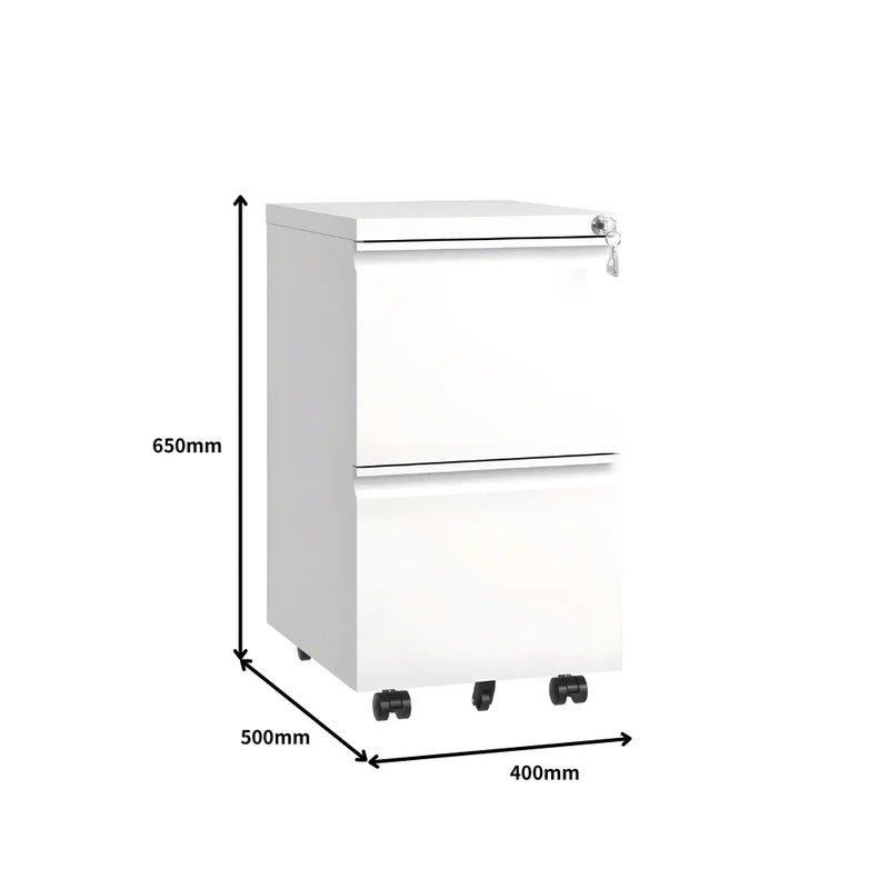 SST016 Solido Double-layer drawer Metal stainless steel movable drawer file cabinet