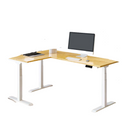 L-SHAPED UP STANDING DESK - Display Mobile Lift Table｜Portable Adjustable Height Desk 