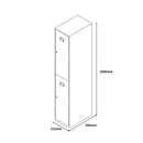 SST007 Tecno office thin edge stainless steel metal handle storage cabinet wardrobe