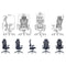 KH-518 Koko High Back Ergonomic Office Chair Computer Chair